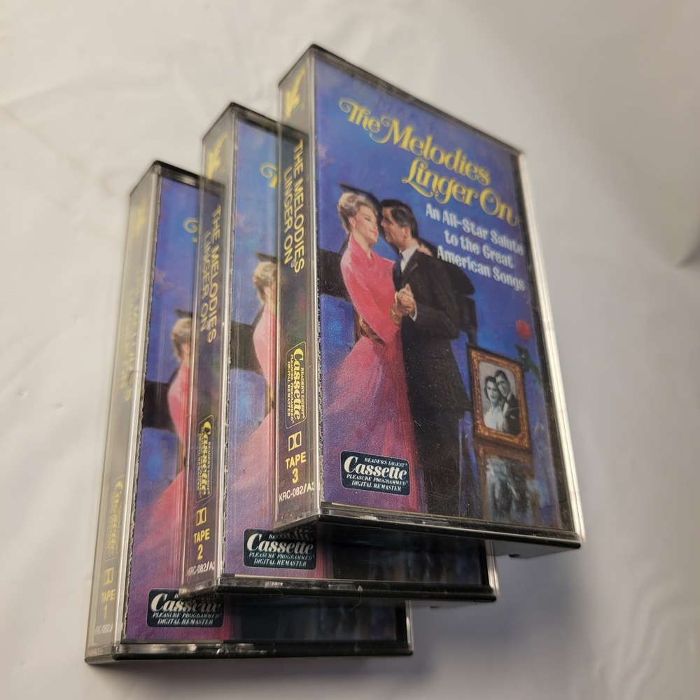 Reader's Digest The Melodies Linger On Cassette Set Great American Songs 3-Tape - Picture 4 of 4